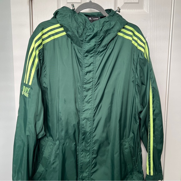 IVY PARK X Adidas Limited Edition! Green Trench Rain Coat. Unisex style! - Picture 10 of 16
